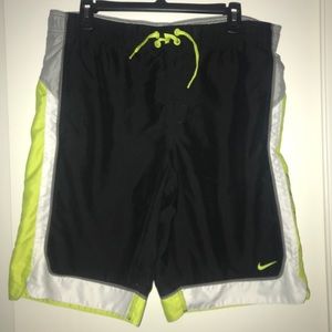 Black Nike swim shorts